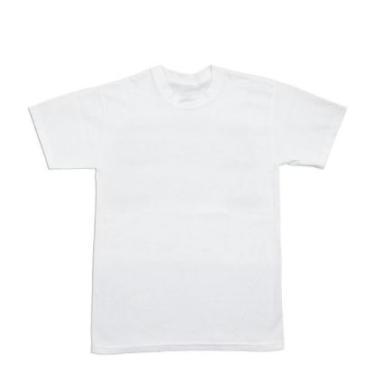 Picture of Cotton T-Shirt (KIDS 12-14 years) WHITE 150gr