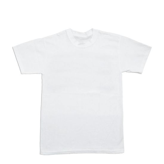 Picture of Cotton T-Shirt (KIDS 12-14 years) WHITE 150gr