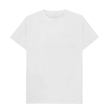 Εικόνα της Cotton T-Shirt (UNISEX XLarge) WHITE 150gr
