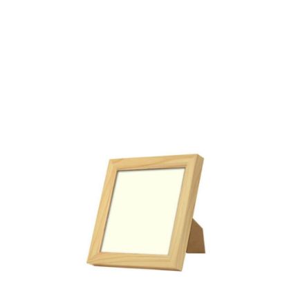 Picture of Wood Photo Frame - Light Brown 10.8x10.8cm (Functional)