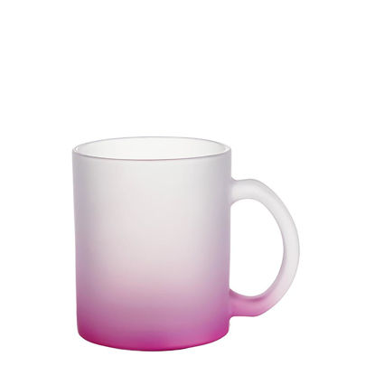 Picture of MUG GLASS -11oz (FROSTED) PURPLE Gradient