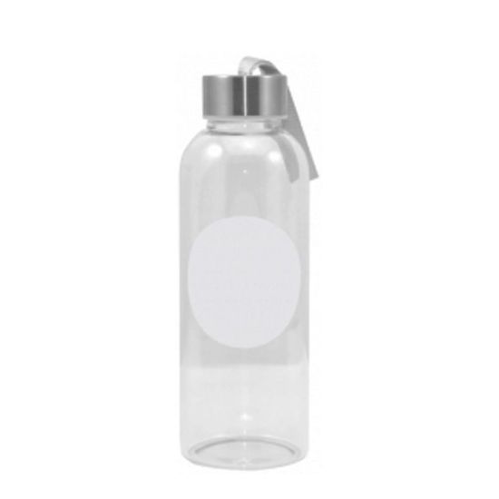 Picture of GLASS BOTTLE 420ml (with Patch OVAL)