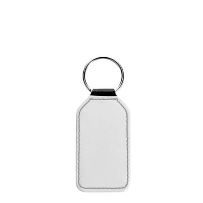 Picture of KEY-RING - LEATHER 1sided (Barrel)