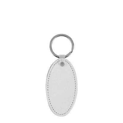 Picture of KEY-RING - LEATHER 1sided (Oval)