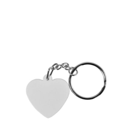 Picture of KEY-RINGS (plastic 2side)HEART-SHAPED-3.5x3.5