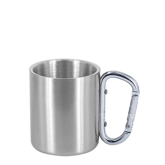 Picture of Stainless Steel Mug 11oz  (Double wall)- SILVER with Silver Handle