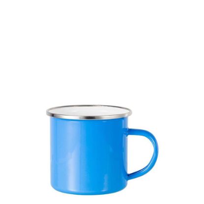 Picture of Enamel Mug  6oz. BLUE with Silver Rim