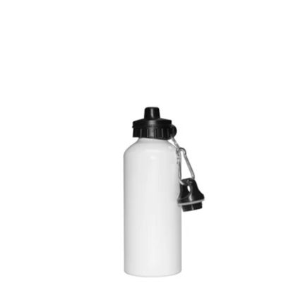 Picture of Water Bottle WHITE (Aluminum) 400ml - 2caps