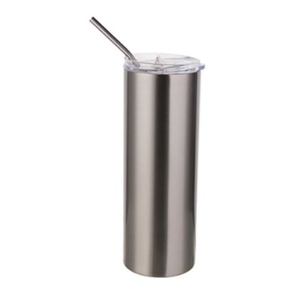 Picture of Skinny Tumbler 20oz (Silver)