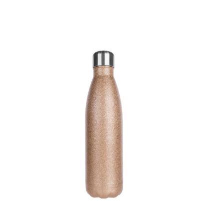 Picture of Bowling Bottle 500ml (Glitter Gold) 