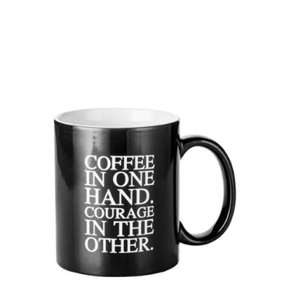 Picture of MUG CHANGING COLOR 11oz. (BLACK) COFFEE engraved
