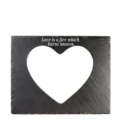 Picture of SLATE for ENGRAVING (PH. FRAME) heart 25x19