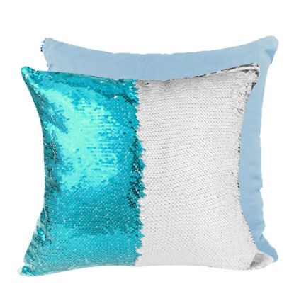 Picture of PILLOW - COVER Sequin (BLUE) 40x40cm