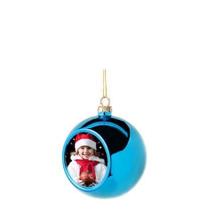 Picture of XMAS - BALL 8cm/BLUE