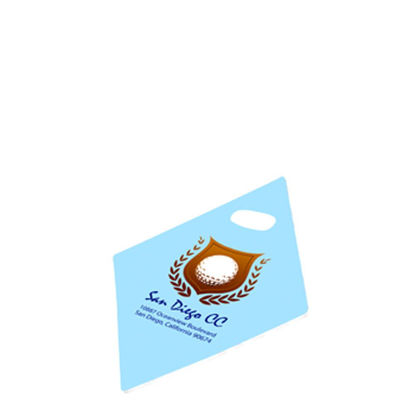 Picture of BAG TAG (Plast.2s) WHITE GLOSS- 8.89x8.89