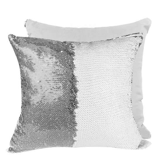 Picture of PILLOW - COVER Sequin (SILVER) 40x40cm