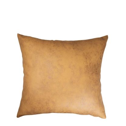 Picture of Pillow Cover (40x40cm) Leathaire Yellow Dark