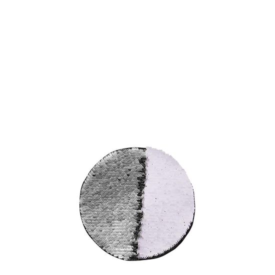 Picture of ROUND ADHESIVE sequin (SILVER) D.10cm