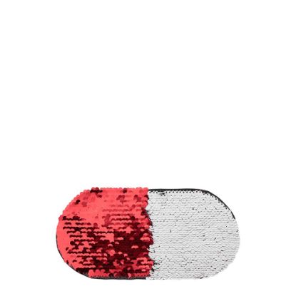 Picture of OVAL ADHESIVE sequin (RED) 10x20cm