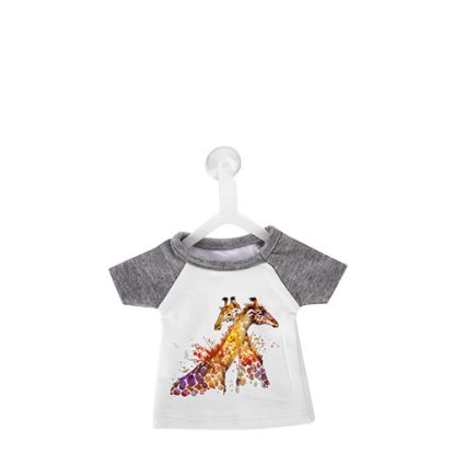 Εικόνα της Polyester T-Shirt (MINI Grey - Collar & Sleeve) with Hanger