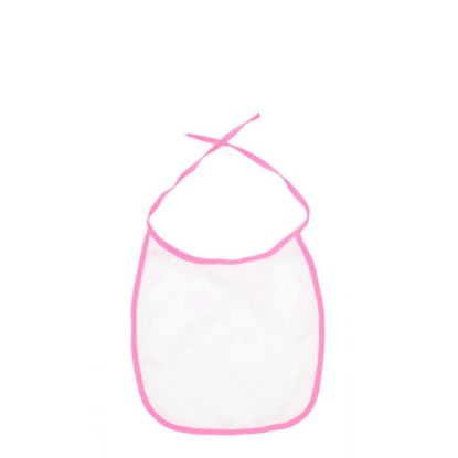 Picture of Baby Bib - PINK edge