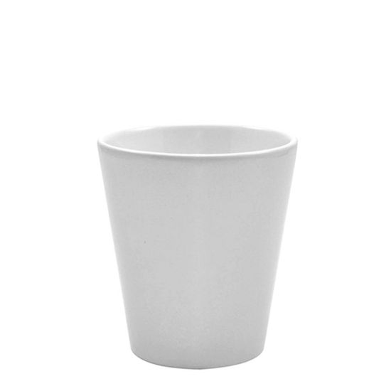 Picture of FLOWERPOT ceramic - 12oz cone - WHITE