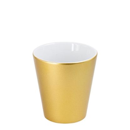 Picture of FLOWERPOT ceramic - 12oz cone - GOLD
