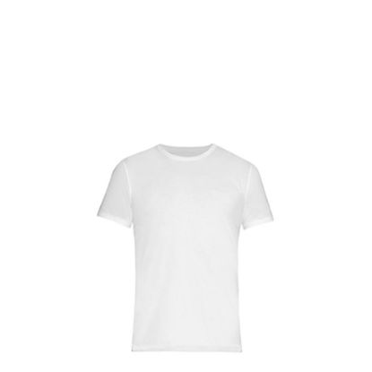 Picture of Polyester T-Shirt (KIDS 11-12 years) WHITE 145gr Cotton Feeling