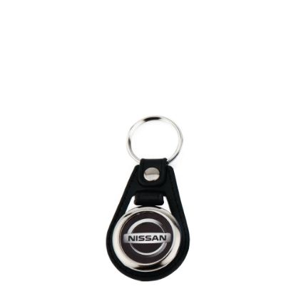 Picture of KEYRING LEATHER (BLACK) D.25mm (pack 10)