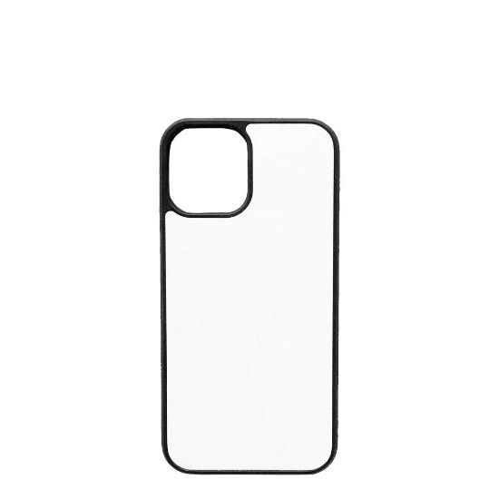 Picture of APPLE case (iPHONE 12, 12 Pro) TPU BLACK with Alum. Insert 