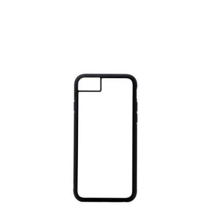 Picture of APPLE case (iPHONE 6, 6S, 7, 8, SE-2020) TPU BLACK with Alum. Insert 