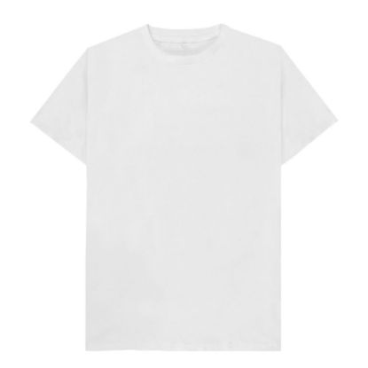 Εικόνα της Cotton T-Shirt (UNISEX 4XLarge) WHITE 150gr