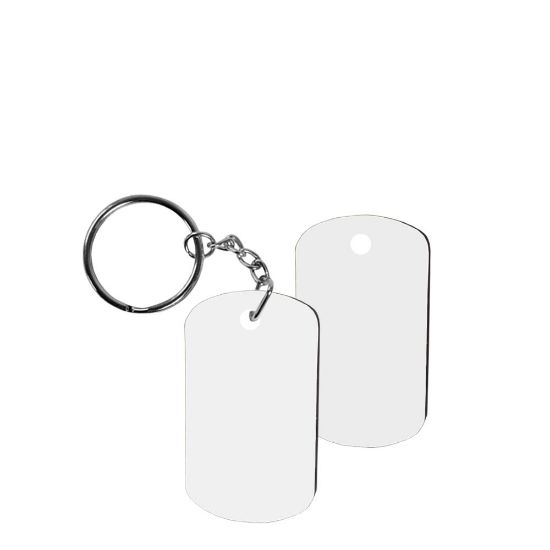Picture of Keyring -HB Gloss- 5.1x3cm (ID Tag) 2-sided/3.18mm