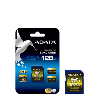 Picture of SDXC CARD - ADATA UHS-I U1 (Class 10) 128GB