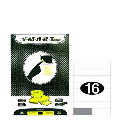 Picture of Smart Labels (105x37) 16 labels White/100sh