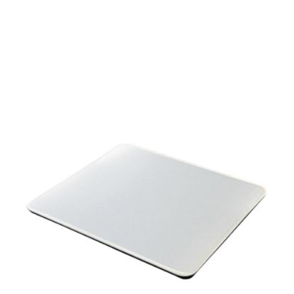 Εικόνα της Mouse-Pad RECTANGLE (23.5x19.7cm) rubber 5mm - WHITE sewn-edge
