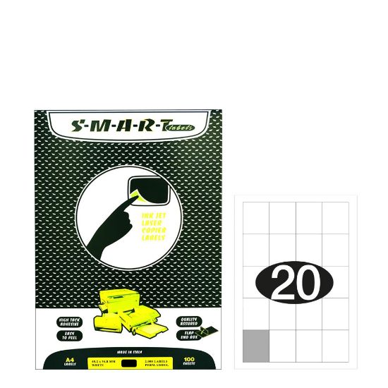 Picture of Smart Labels (45.2x54.8) 20 labels White/100sh