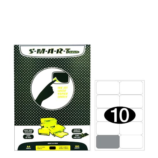 Picture of Smart Labels (99x57) 10 labels White/100sh
