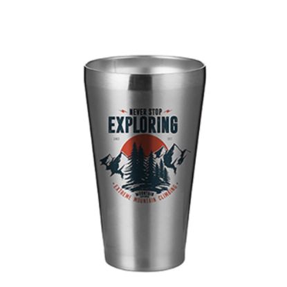 Picture of Tumbler 15oz - SILVER with lip