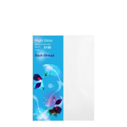 Picture of Adhesive Paper A3 (Gloss) Back-Slitted