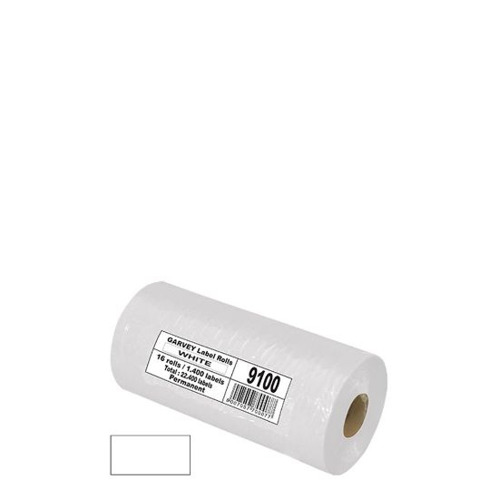 Picture of PITNEY ROLL 10x19mm (1 Line) WHITE permanent
