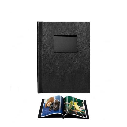 Εικόνα της Pinchbook 21.0x29.7cm Window (Black Leather) Portrait