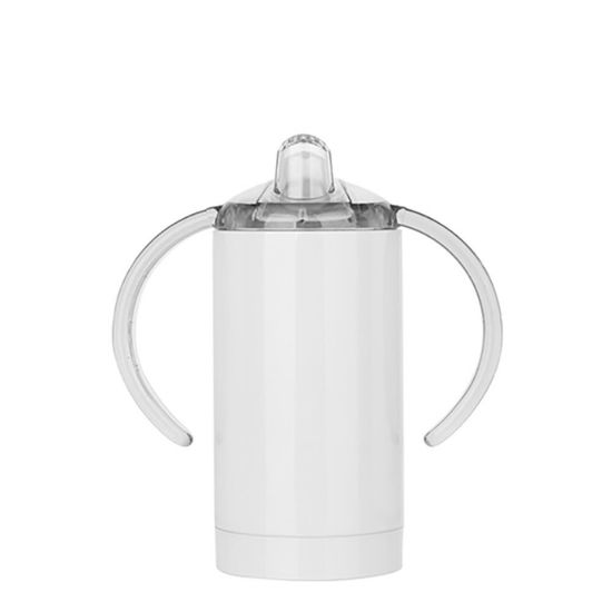 Picture of SIPPY CUP INSULATED (Straight) with Spout - 300ml WHITE