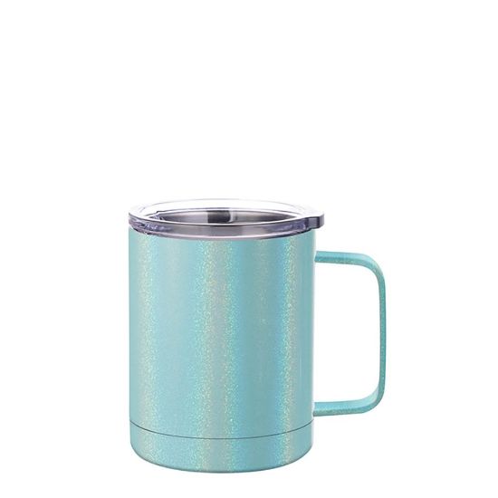 Εικόνα της Stainless Steel Mug 10oz - BLUE sparkling with Handle