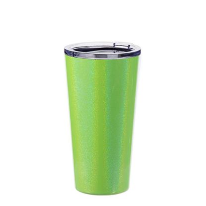 Picture of Tumbler 16oz - GREEN SPARKLING with Clear Cup