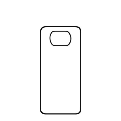 Picture of XiaoMi case (POCO X3 NFC/X3 pro) TPU BLACK with Alum. Insert 