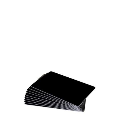Picture of PVC CARDS BLACK matt (PLAIN) 100 cards