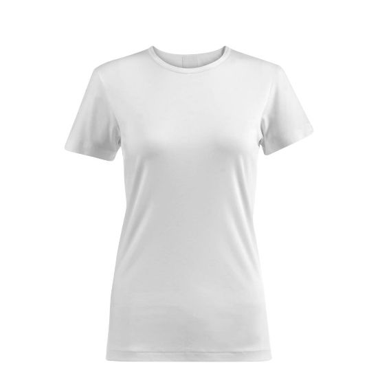 Picture of Cotton T-Shirt (WOMEN Medium) WHITE 150gr