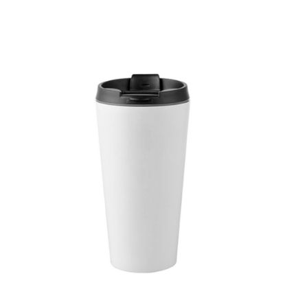 Picture of Tumbler 16oz - WHITE with Black Cup