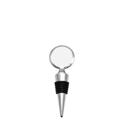 Picture of WINE BOTTLE STOPPER METAL Round